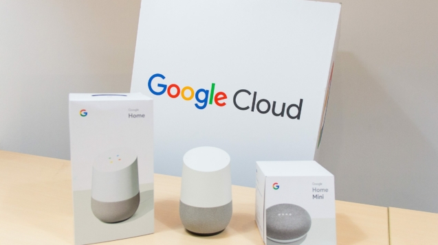 Google home & Google home mini of Google product
