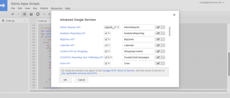 Google Apps Script Và Ứng Dụng Trong Google Sheet